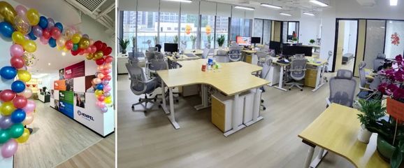 海虹老人深圳辦事處新辦公室隆重開幕，辦公設備全面升級